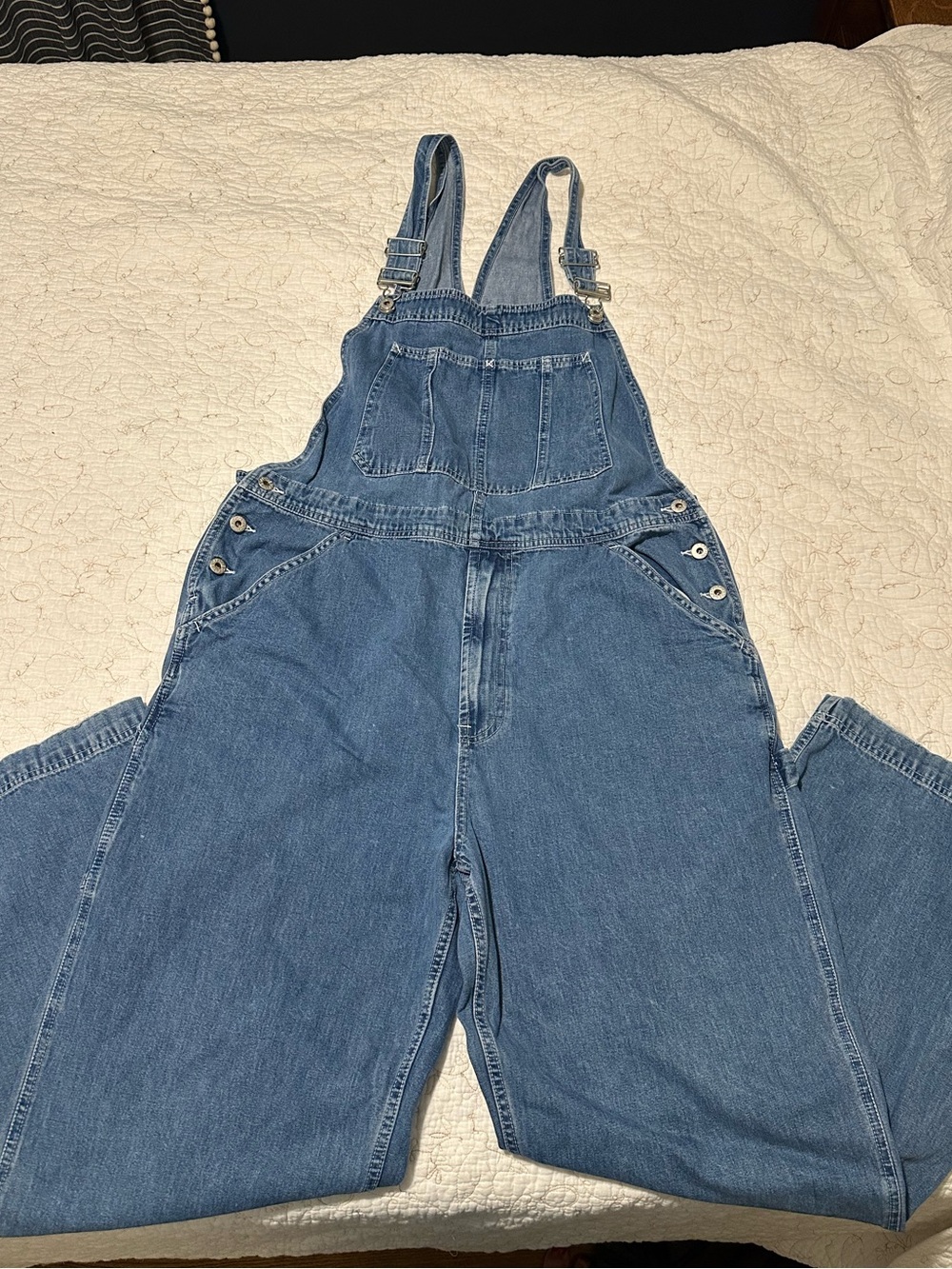 GAP wide leg overalls 100% cotton Y2K vintage - size L